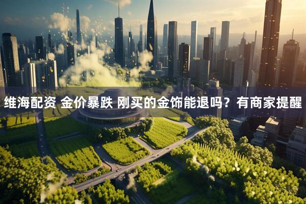 维海配资 金价暴跌 刚买的金饰能退吗？有商家提醒