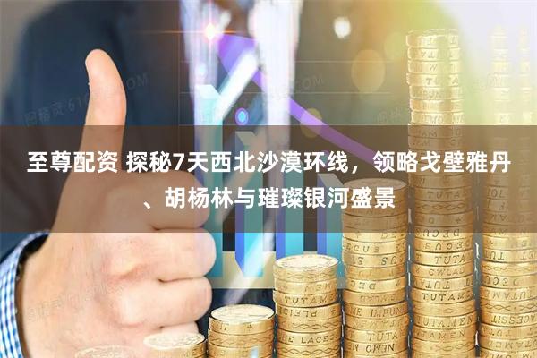 至尊配资 探秘7天西北沙漠环线，领略戈壁雅丹、胡杨林与璀璨银河盛景